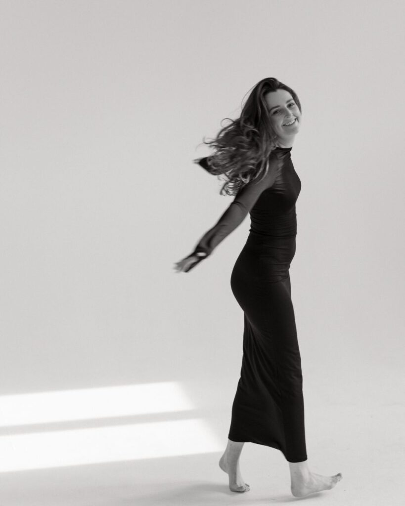 Anna-Sophie in Bewegung